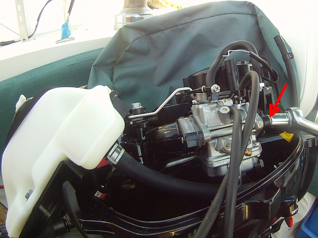 carb bolt Tohatsu 3.5 HP outboard repair carburetor