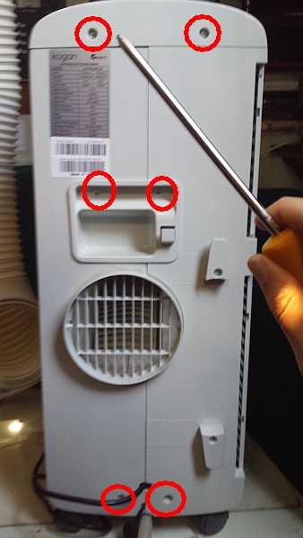 kogan aircondition repair 05 unscrew