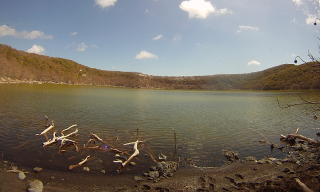 Isla Isabel Mexico hypersaline lake caldera crater